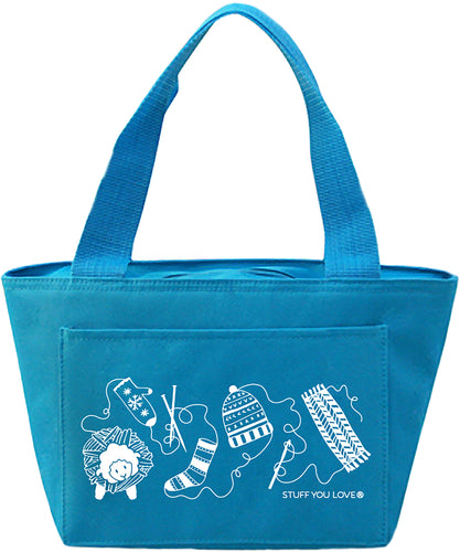 K1C2 Knit Happy Petite Project Bag 13"X8"X5"