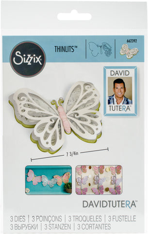 Sizzix Thinlits Dies By David Tutera 3/Pkg