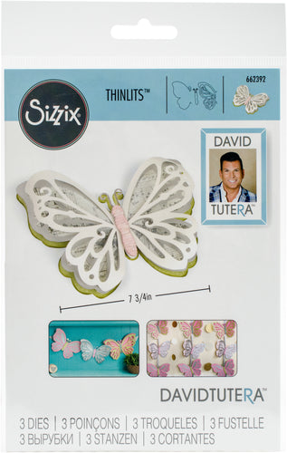 Sizzix Thinlits Dies By David Tutera 3/Pkg