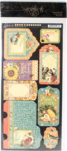 Seasons Cardstock Die-Cuts 6"X12" Sheets 2/Pkg