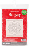 Sashiko World Hungary Stamped Embroidery Kit
