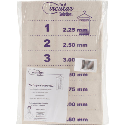 Circular Solution Circular Knitting Needle Numbered Storage