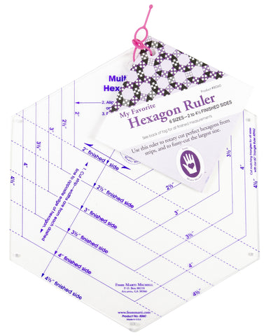 Marti Michell My Favorite Hexagon Ruler