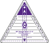 Marti Michell 60 Degree Triangle Ruler