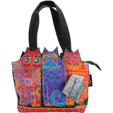 Laurel Burch Medium Tote Zipper Top 12"X3.5"X8.5"
