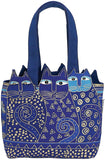 Laurel Burch Medium Tote Zipper Top 12"X3.5"X8.5"