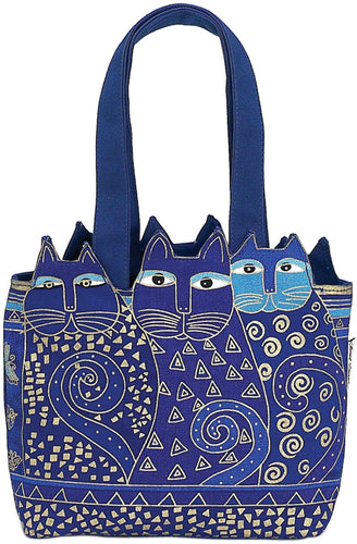 Laurel Burch Medium Tote Zipper Top 12"X3.5"X8.5"