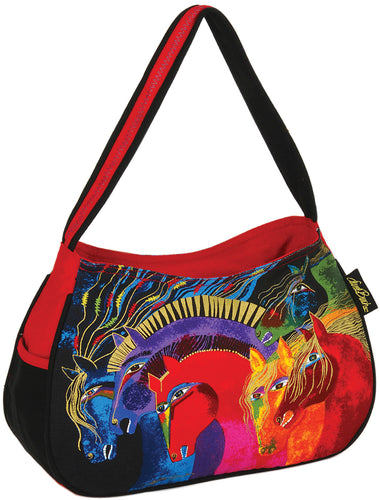 Laurel Burch Medium Hobo Zipper Top 15"X4.5"X9"