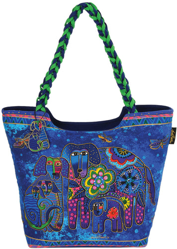 Laurel Burch Scoop Tote Zipper Top 19"X5"X14"