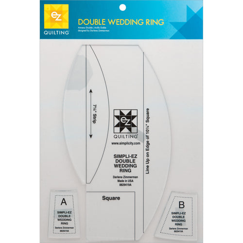 EZ Quilting Double Wedding Ring Template