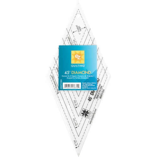 EZ Quilting 45 Degree Diamond Shape Acrylic Tool