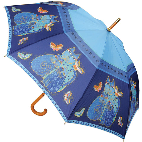 Laurel Burch Stick Umbrella 42" Canopy Auto Open
