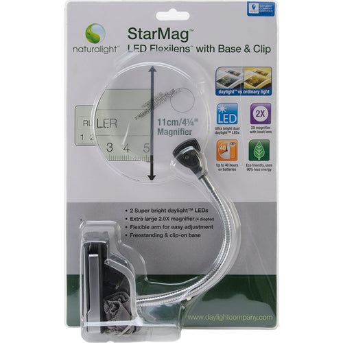 Daylight naturalight StarMag LED Flexilens W/Base & Clip