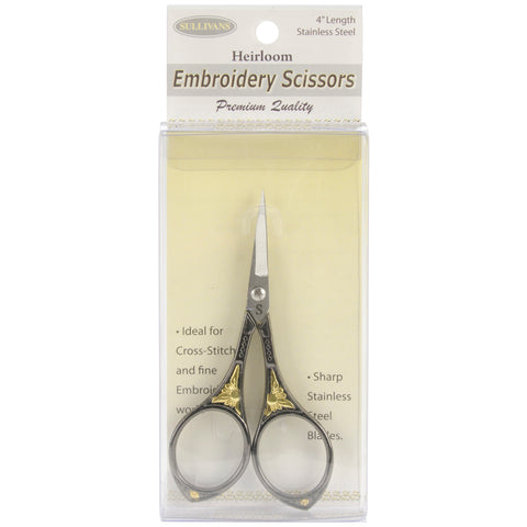 Sullivans Heirloom Embroidery Scissors 4"