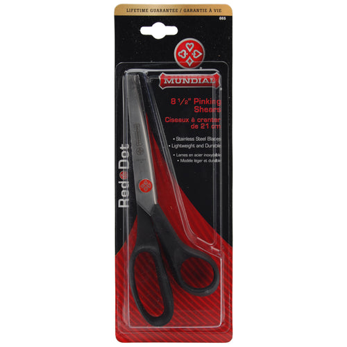 Mundial Red Dot Pinking Shears 8.5"