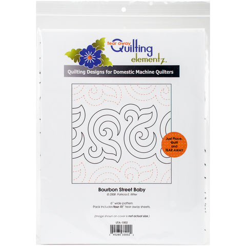Quilting Creations Printed Tear Away Quilting Paper 4/Pkg