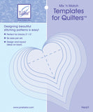 June Tailor Mix'n Match Templates For Quilters 6/Pkg