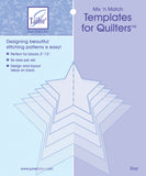 June Tailor Mix'n Match Templates For Quilters 6/Pkg