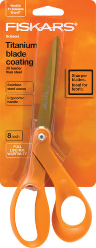 Fiskars Premier Bent Titanium Scissors 8"