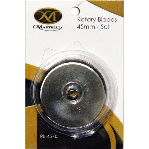 Martelli Rotary Cutter Blade Refills 45mm 5/Pkg