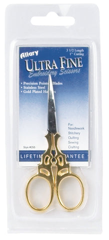 Allary Ultra Fine Embroidery Scissors 3.5"