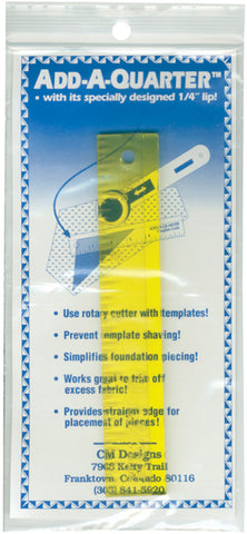CM Designs Add-A-Quarter Ruler