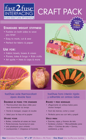 Fast2fuse Craft Pack Interfacing Regular Weight