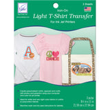 June Tailor Iron-On Ink Jet Transfer Sheets 8.5"X11" 3/Pkg