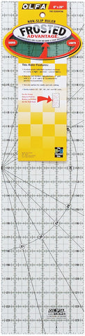OLFA Frosted Advantage Non-Slip Ruler "The Essential"