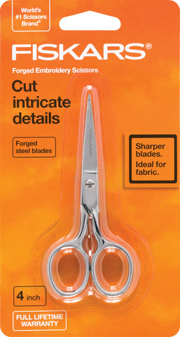 Fiskars Forged Embroidery Scissors 4"