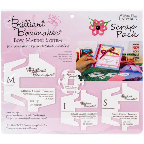 Little Pink Ladybug Brilliant Bowmaker Scrap Pack
