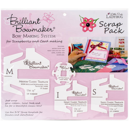 Little Pink Ladybug Brilliant Bowmaker Scrap Pack