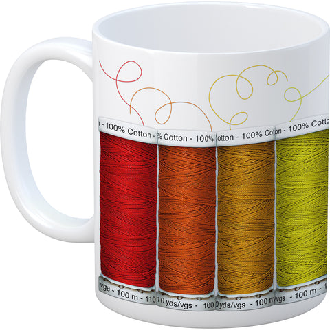 K1C2 Quilt Happy Spools Mug 11oz