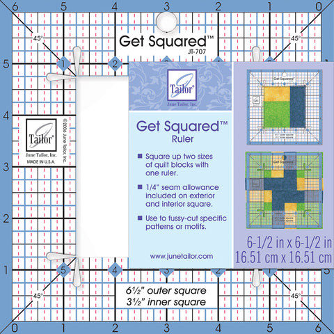 June Tailor Get Squared Ruler