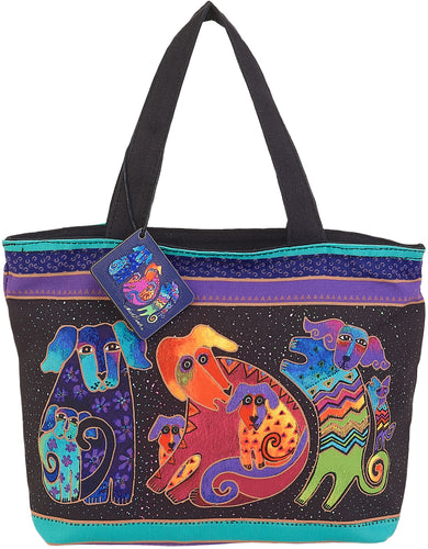 Laurel Burch Shoulder Tote Zipper Top 18"X5"X15"