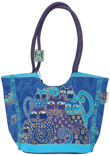 Laurel Burch Scoop Tote Zipper Top 17"X7"X11"