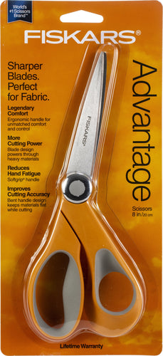 Fiskars Premier Bent Softgrip Scissors 8"