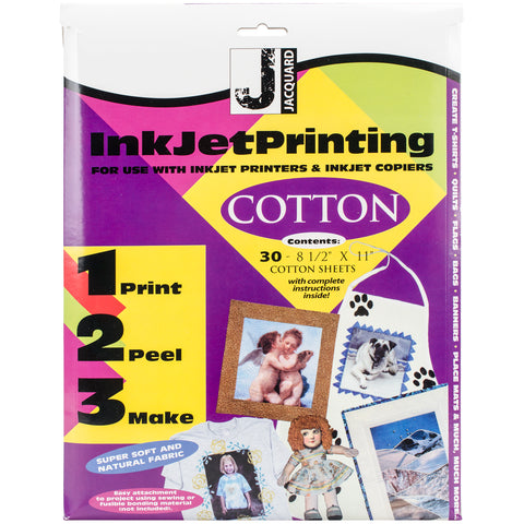 Printed Treasures Ink Jet Fabric Sheets 8.5"X11" 30/Pkg