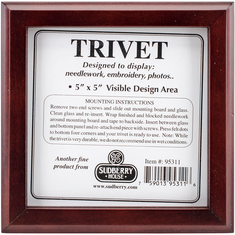 Sudberry House Cherry Square Trivet 6"X6"