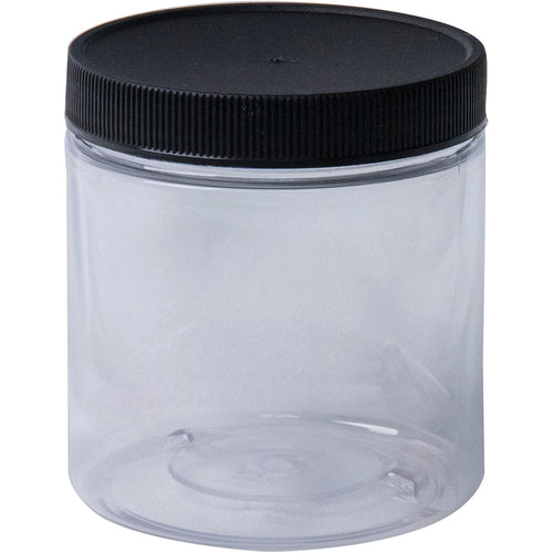 Jacquard Empty Wide Mouth Plastic Jar 8oz