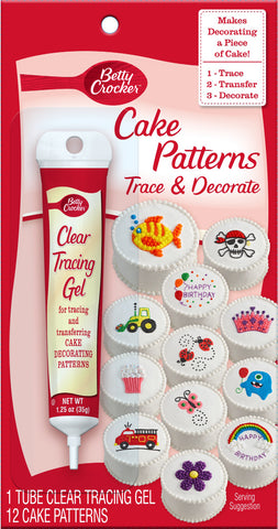 Betty Crocker Cake Patterns Trace & Decorate