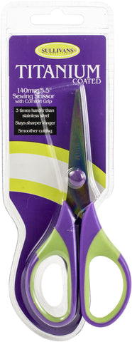 Sullivans Titanium Sewing Scissors 5.5"