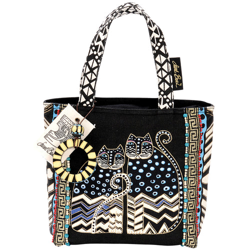 Laurel Burch Medium Tote Zipper Top 9"X9"X3"