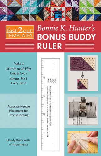 C&T Publishing fast2cut Bonnie K. Hunter's Bonus Buddy Ruler