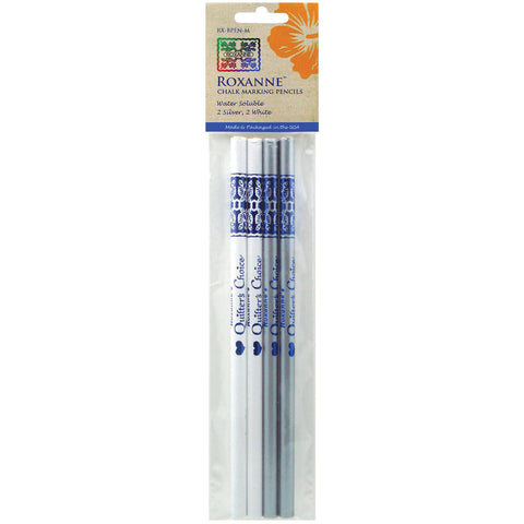 Roxanne Water-Soluble Chalk Marking Pencils 4/Pkg