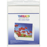 THREADS Inkjet Printable Fabric Sheets 8.5"X11" 6/Pkg