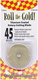 Roll The Gold! Titanium Coated Rotary Cutting Blade Refills