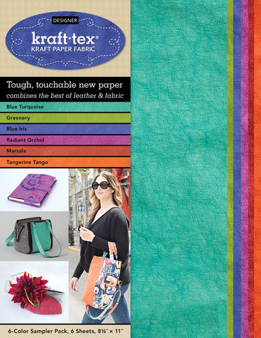 kraft-tex Designer Sampler Pack 8.5"X11" 6/Pkg