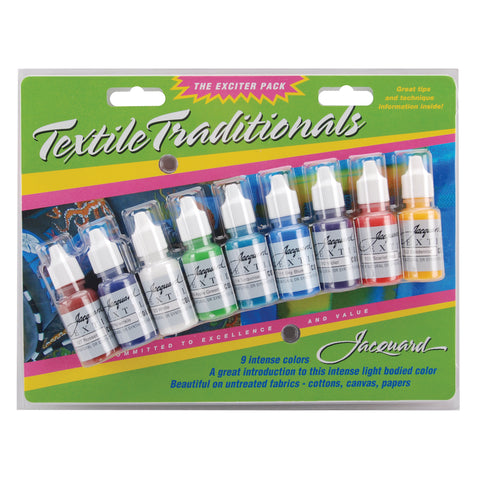 Jacquard Textile Traditionals Exciter Pack .5oz 9/Pkg