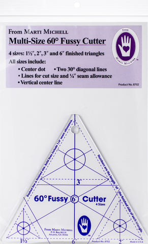 Marti Michell 60 Degree Fussy Cutter Template